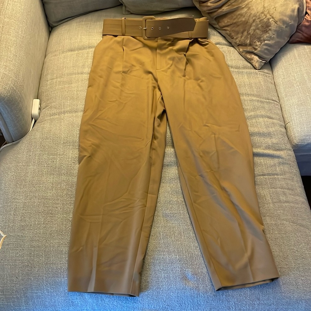 Zara Belt Buckle Slack Pants